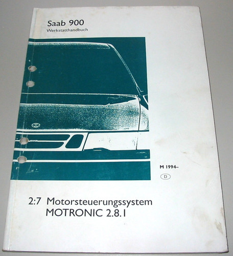 Werkstatthandbuch saab 900 - saab,