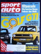 Sport Auto 12/1977 VW Golf