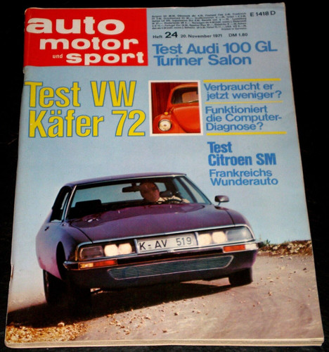 Ams test citroen - test, sm,vw