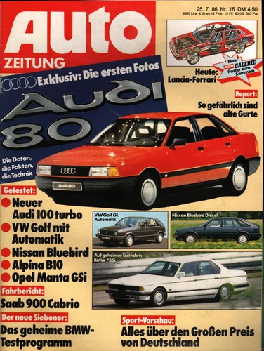 Zeitschrift auto zeitung - auto, #16