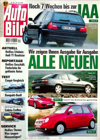 Auto bild 1999 saab - 4),