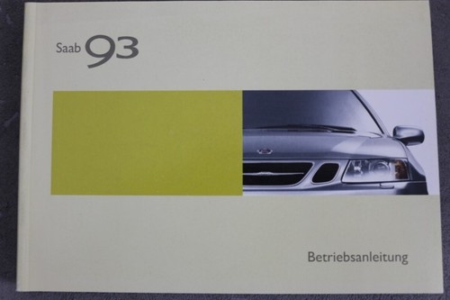 Saab betriebsanleitung - saab,
