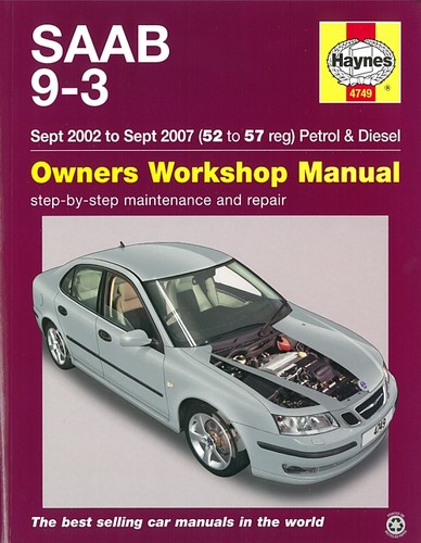 Haynes handbuch saab 3 - haynes, 9-3