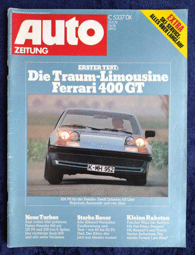 Auto zeitung 1978 ferrari - 24/1978,