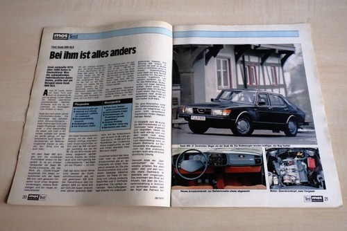 Mot 1978 saab 900 gls - mot, mit