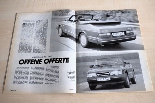 Mot 1989 saab 900 cabrio - 16/1989,