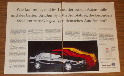 Seltene werbung saab - seltene,