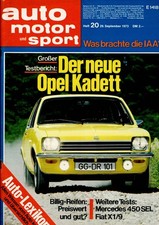 auto motor sport Heft 20