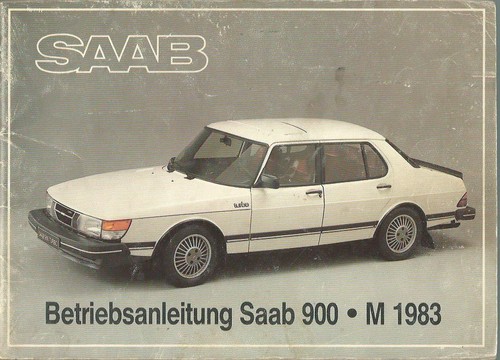 Saab 900 betriebsanleitung - saab,